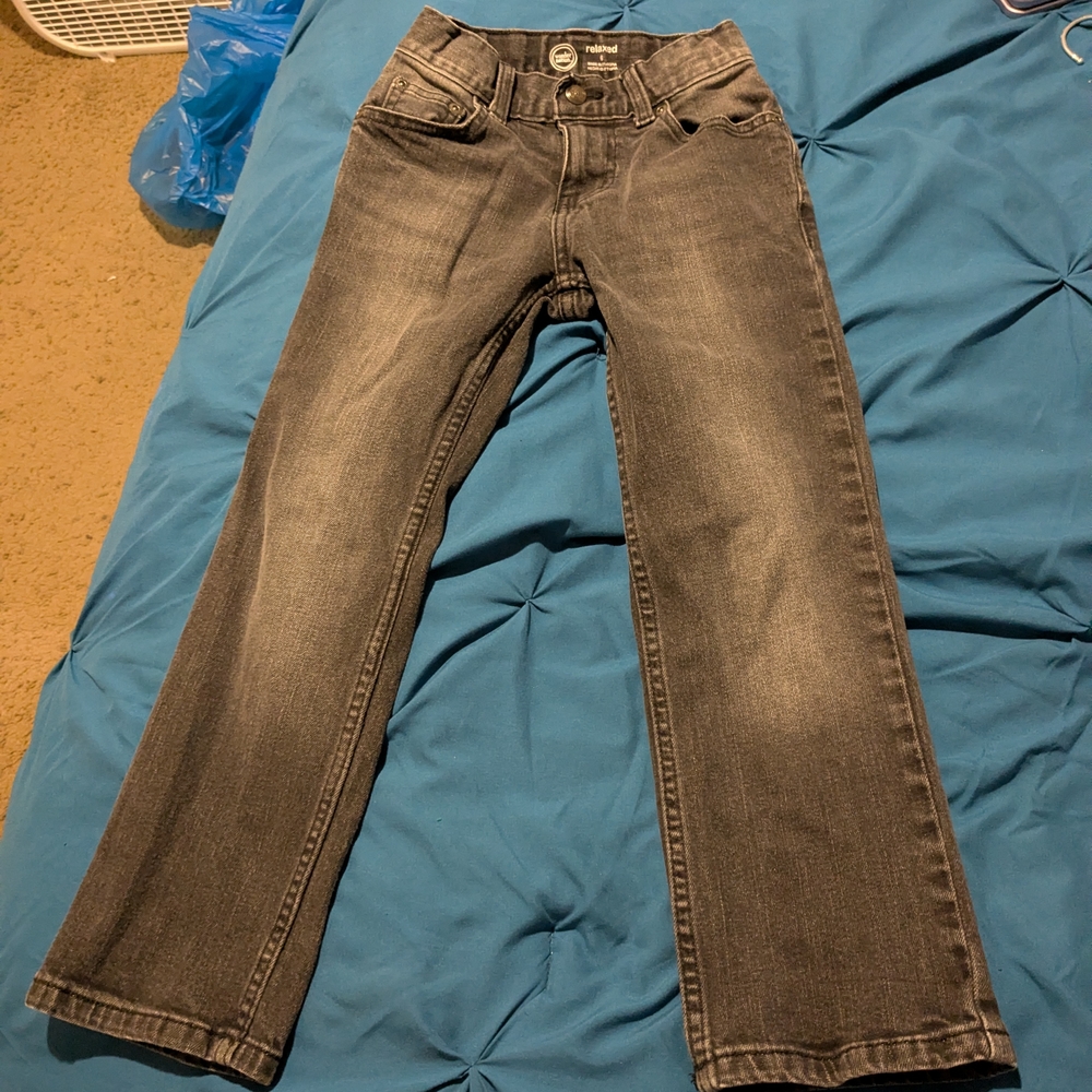 Wonder Nation Black Relaxed Jeans